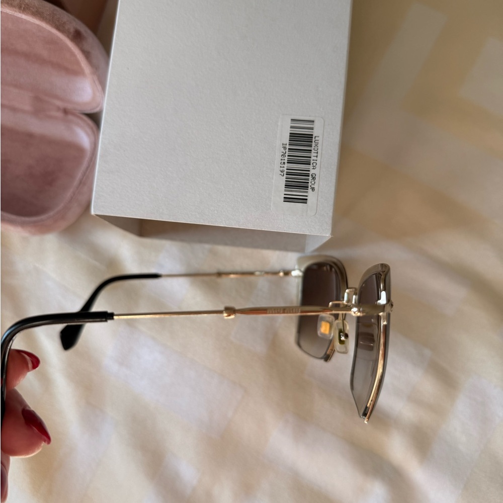 Miu Miu Gray Gradient Sunglasses - Picture 5 of 11